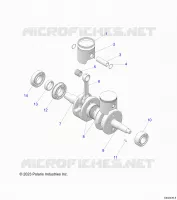 ENGINE, PISTON AND CIGUEÑAL