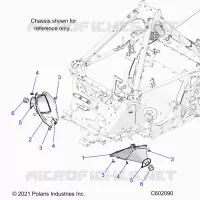 CHASIS, TIE ROD BOOT ASM.