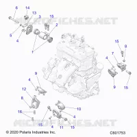 MOTOR, MOUNTING &amp; LONG BLOCK