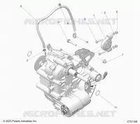 TREN, MAIN GEARCASE MOUNTING