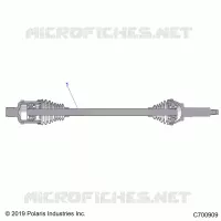 TREN, REAR HALF SHAFT