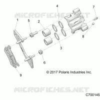 BRAKES, PINZA TRASERA