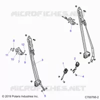 ASIENTO BELT MOUNTING