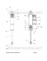 SUSPENSION, SHOCK TRASERO TRACK