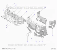 CAPUCHA LINER AND FRONT CLOSEOFF