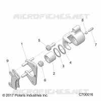 BRAKES, PINZA TRASERA