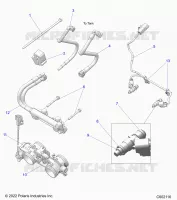 SISTEMA DE COMBUSTIBLE, RAIL, LINES AND THROTTLE BODY