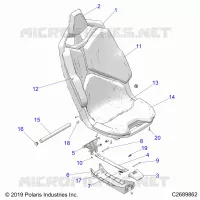 ASIENTO ASM.- Z23G4E92AL/BL (C2689862)
