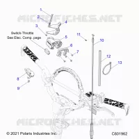 MOTOR, THROTTLE CONTROL ASM.