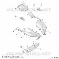 CAPUCHA AND FRONT FENDERS