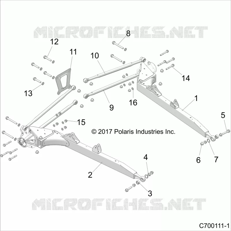 SUSPENSION TRASERA CONTROL ARMS