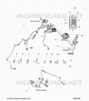 ELECTRICA, WIRE HARNESS,CHASSIS/FUSE BLOCK, ENGINE
