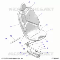 ASIENTO ASM.- Z22G4E92AJ/BJ/G4K92AP/BP/G4V92AP/BP (C2689862)