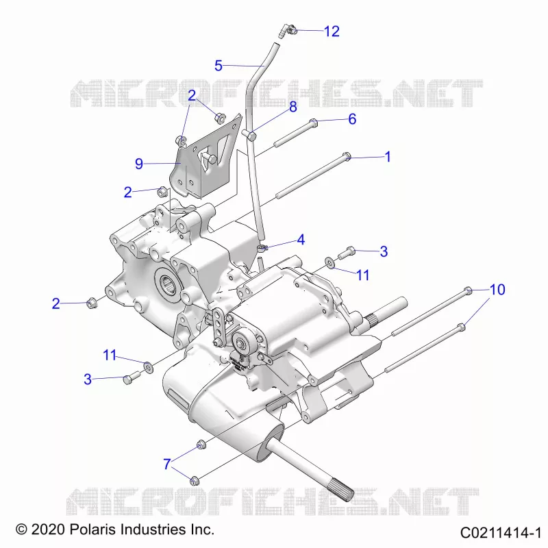 TREN, MAIN GEARCASE MOUNTING