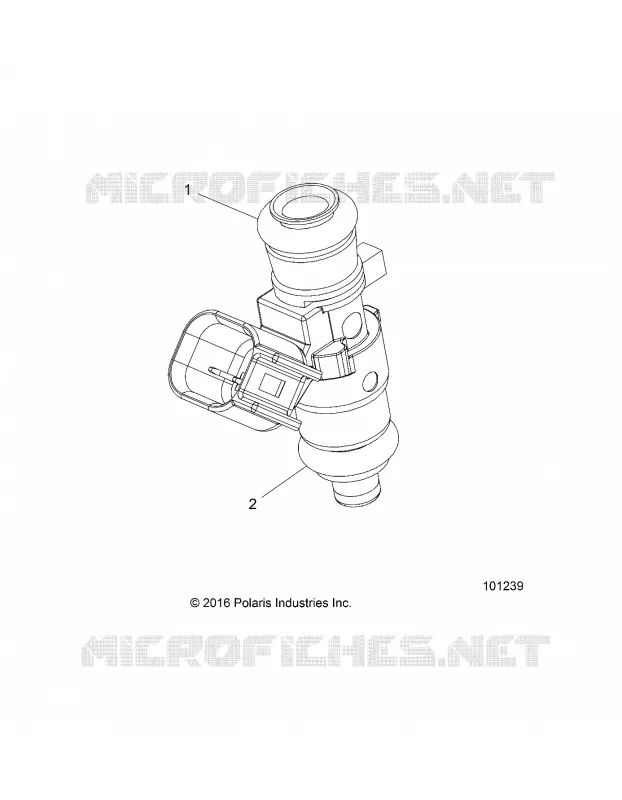 ENGINE, INYECTOR DE COMBUSTIBLE 2521068 O-RINGS