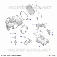 ENGINE, CUERPO DE MARIPOSA AND FUEL RAIL