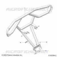 CARROCERÍA POSTERIOR BUMPER, TRAIL
