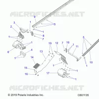 CHASSIS, PROTECCIÃ³N DEL EMBRAGUE, FOOTRESTS, TUNNEL GRIPS