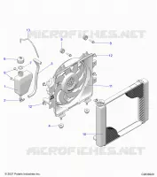 ENGINE, SISTEMA DE REFRIGERACIÃ“N, RADIATOR, FAN & OVERFLOW BOTTLE
