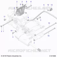 TREN, MAIN GEARCASE MOUNTING