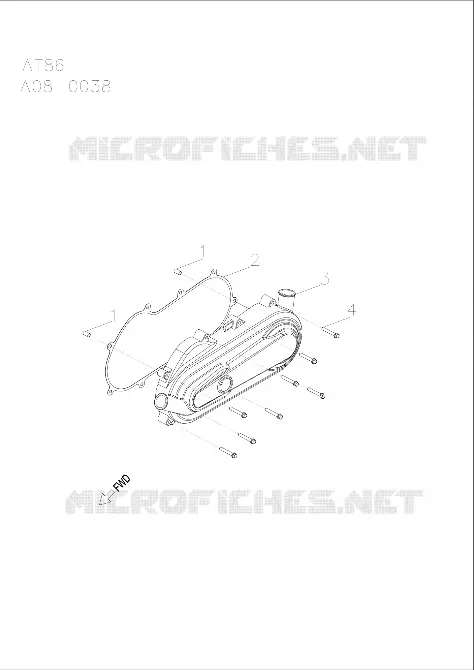 MOTOR, TAPA DEL EMBRAGUE