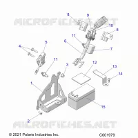 ELECTRICA, BATTERY, MANUAL START POWER UP COMPONENTS
