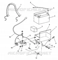CAJA DE BATERIA ASSEMBLY CLASSIC TOURING / 0930865 (4922952295024A)