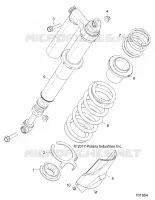 SUSPENSION, SHOCK TRASERO MOUNTING