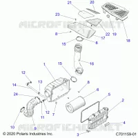 ENGINE, TOMA DE AIRE SYSTEM