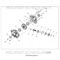 TREN, REAR GEARCASE INTERNALS