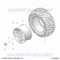 RUEDAS, REAR TIRE