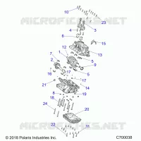 ENGINE, CRANKCASE AND CIGUEÑAL