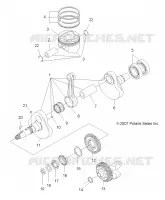 MOTOR, CIGUEÑAL AND PISTÓN