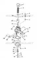 CARBURADOR SPORT 0980443 AND SPORT TOURING 0980243 (4942054205C009)