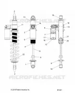 SUSPENSION, SHOCK TRASERO TRACK