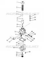CARBURADOR 6X6 400L, U.S. W958740, SWEDISH S958740 AND NORWEGIAN N958740 (4930273027E002)