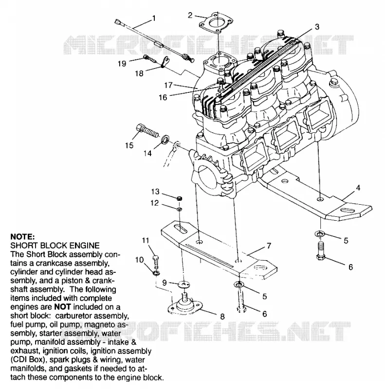 MONTAJE DEL MOTOR SL 900 B964291 and Intl. SL 900 I964291 (4935583558B001)