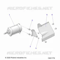 MOTOR DE ARRANQUE MOTOR/SHIELD