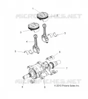 ENGINE, CIGUEÑAL AND PISTON