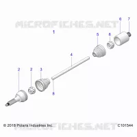 DRIVE TRAIN, DRIVE EJE TRASERO