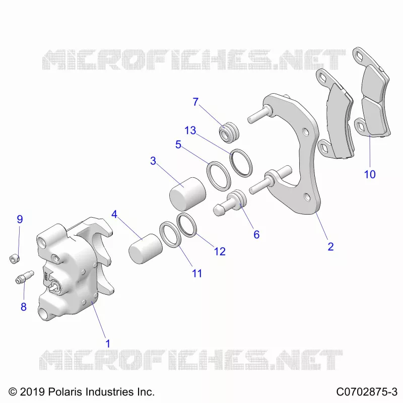 BRAKES, PINZA FRENO TRASEIRA