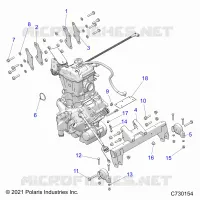 ENGINE, TRANSMISIÃ“N MOUNTING & LONG BLOCK