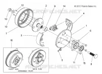 RUEDAS, COMPONENTS, END, LEFT REAR
