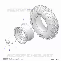 RUEDAS, FRONT TIRE