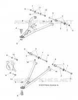 SUSPENSIÃ“N DELANTERA CONTROL ARMS