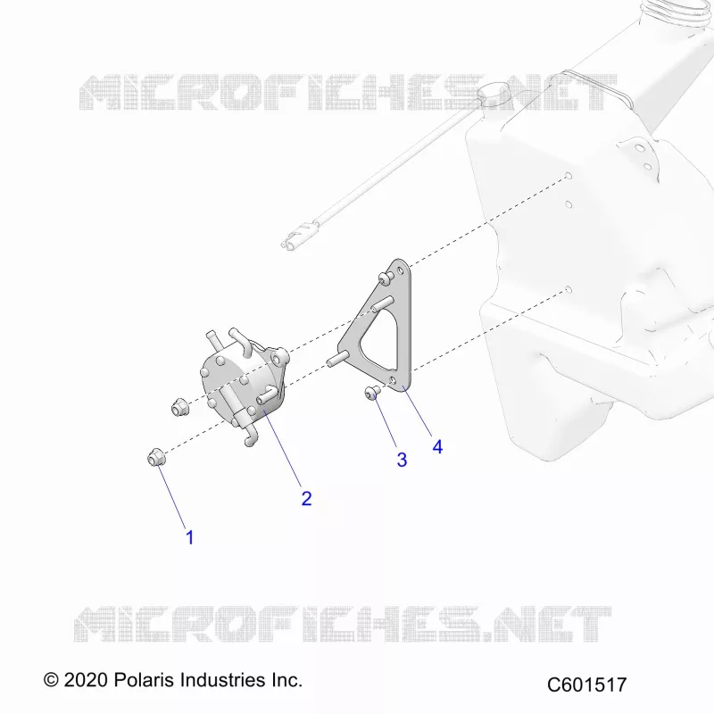 SISTEMA DE COMBUSTIBLE, FUEL PUMP MOUNTING