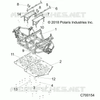 CHASSIS, MARCO PRINCIPAL AND SKID PLATES