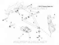 SUSPENSION, A-ARM AND PUNTAL MOUNTING