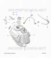 SISTEMA DE COMBUSTIBLE, FUEL TANK ASM.