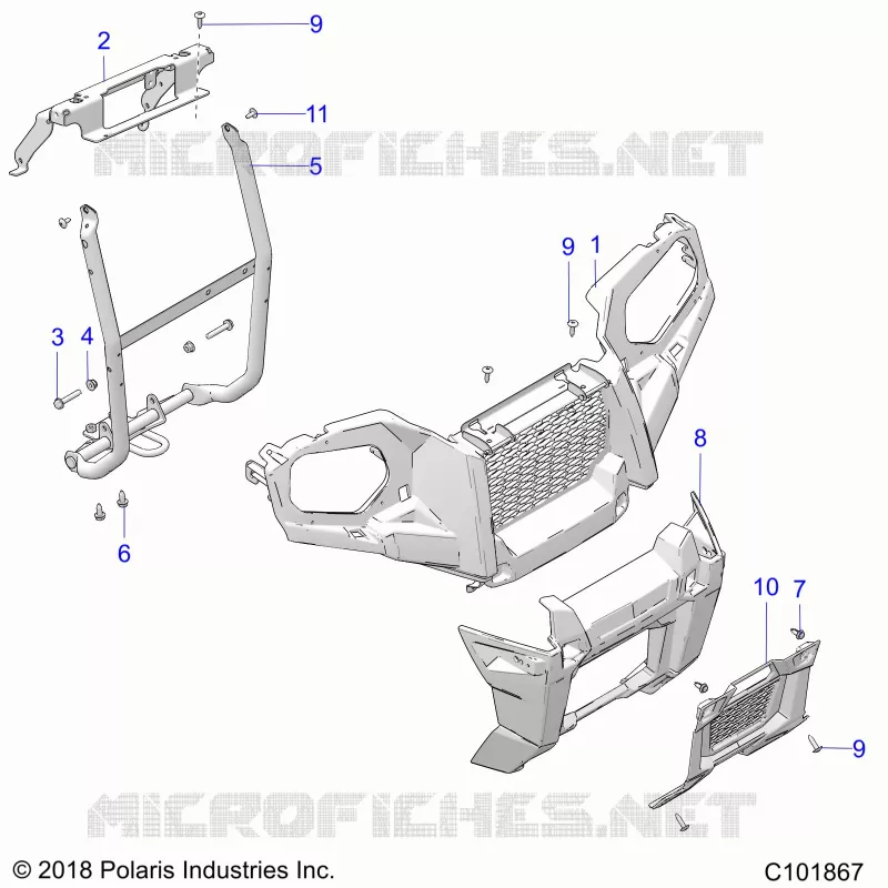 PARACHOQUES DELANTERO AND MOUNTING